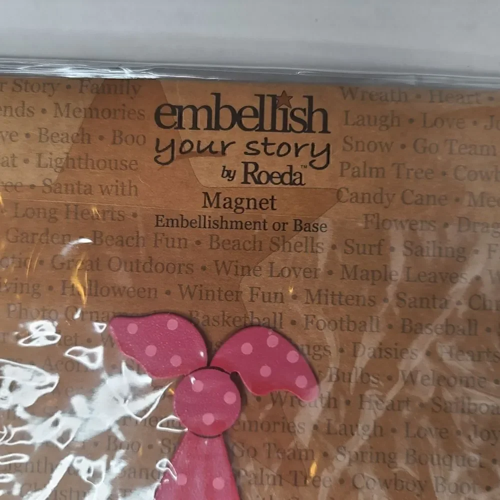 NWT Embellish Your Story Baby Girl New Baby Magnet